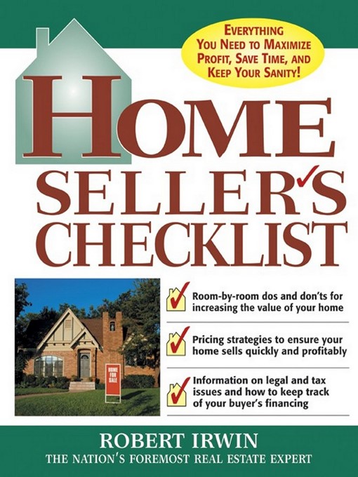 Title details for Home Seller's Checklist by Robert Irwin - Available